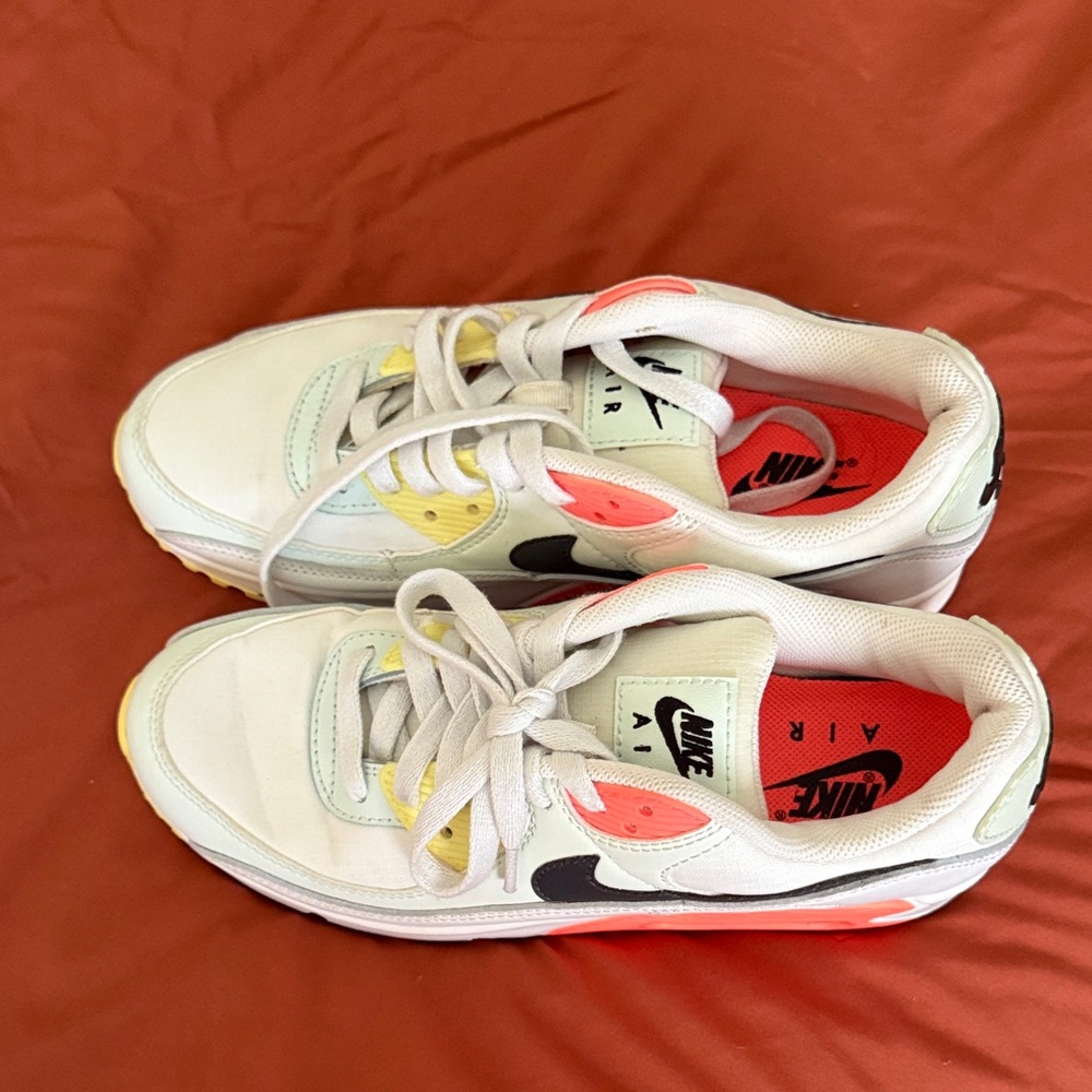 Nike Air White and Multicolor Sneakers